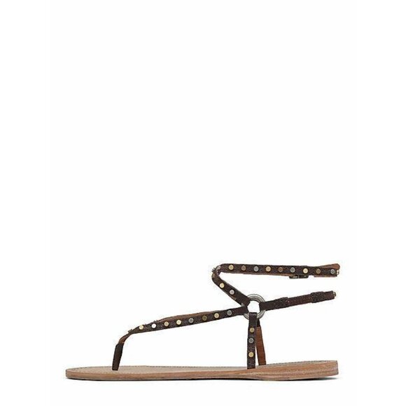 Lucky Brand Women's Adivita Huarache Sandal Java Gtdakt Brown Size 6 - Picture 5 of 6